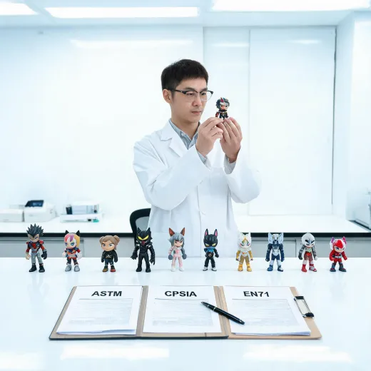 Toy safety reviewer with product samples